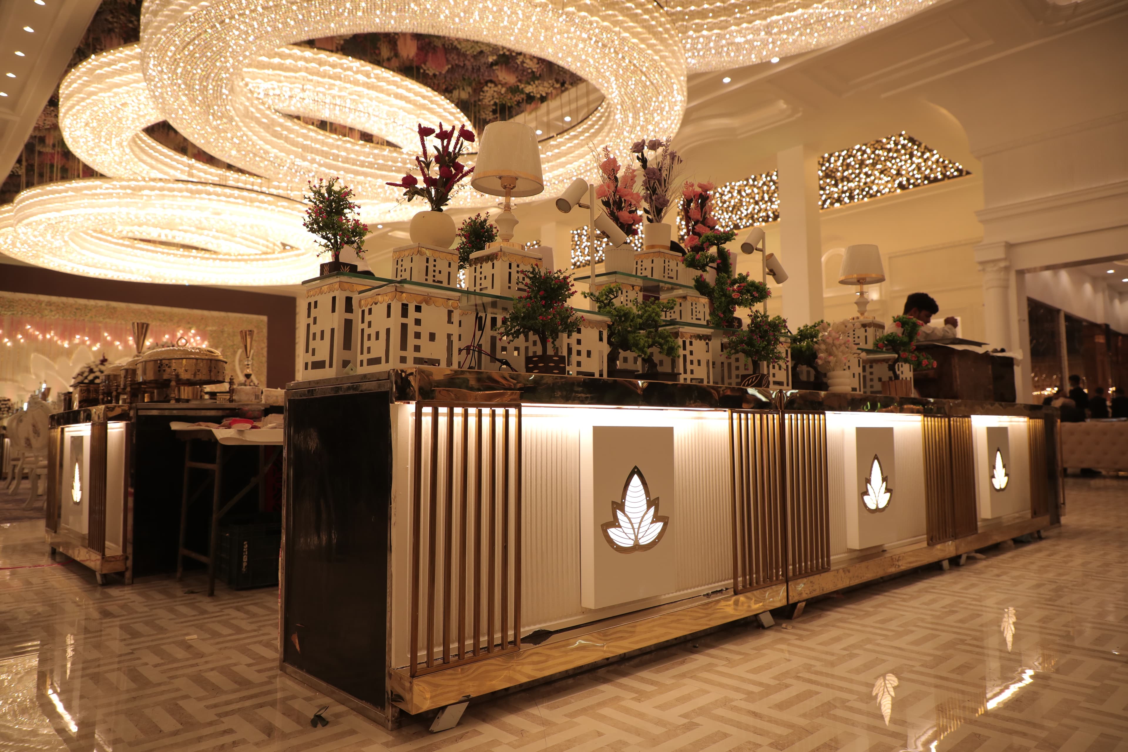 Catering Island with Designer Panels